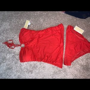 Michael Kors bathing suit with coverup.
